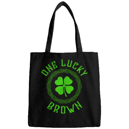 One Lucky Brown Irish Family 4 Leaf Clover Bags