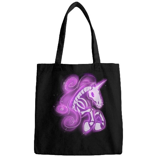Unicorn Skull Design Bags