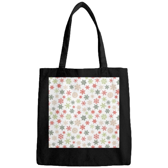 Modern Snowflakes Pattern Bags