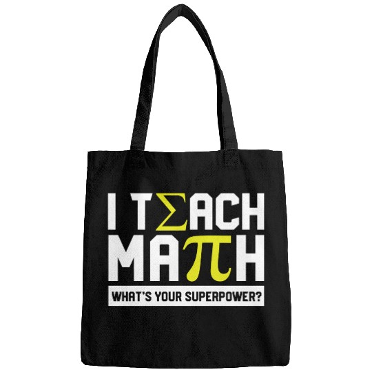 i teach math Bags