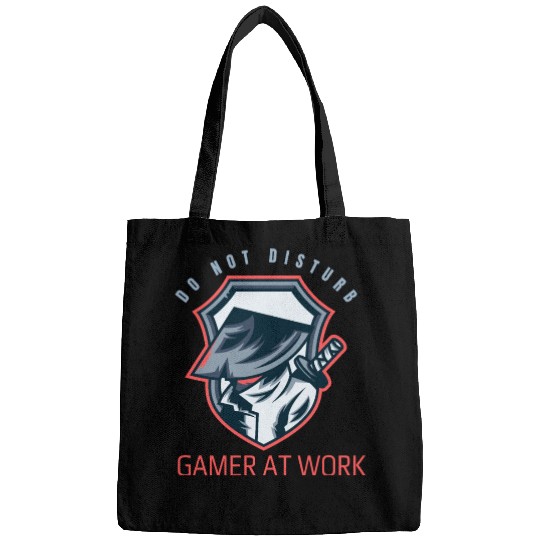 Do Not Disturb Gamer At Work-Gaming Lover Bags