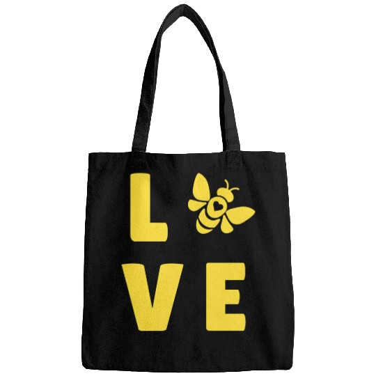 I Love Bees Save The Bees Lover Beekeeper Pullover Bags