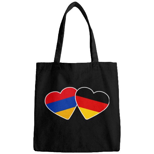 Armenia Germany Heart Flag Armenian Bags