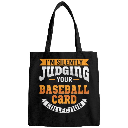 Judging Baseball Card Collection Funny Bags