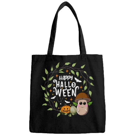 Bat Mushroom 'brown' - Happy Halloween Bags