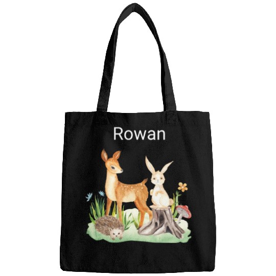 Animal deer rabbit hedgehog Rowan Bags