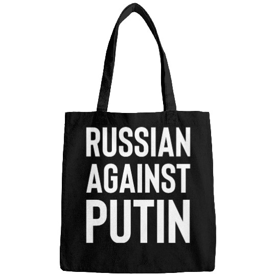 Russian against Putin white Bags