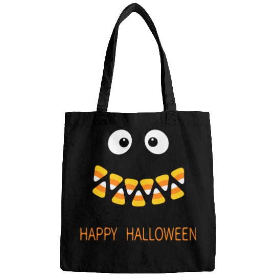 Cute Candy Corn Face For Halloween Costume Bags