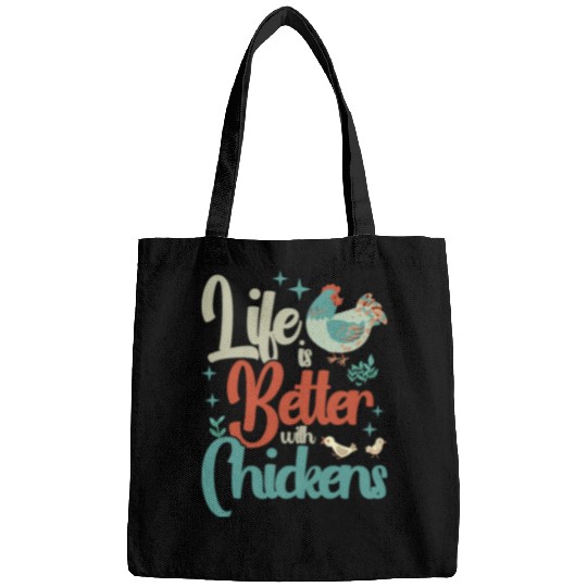 Chickens Rooster Chicken Farmer Hen Poultry Cock Bags