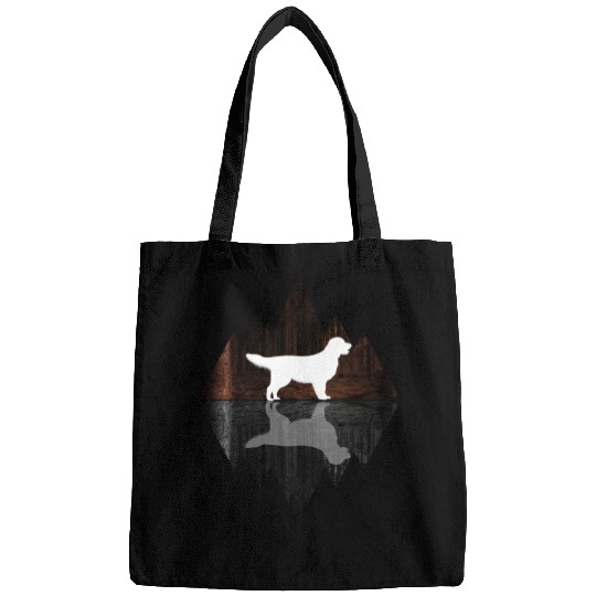 Golden Retriever abstract - geometry dog triangle Bags