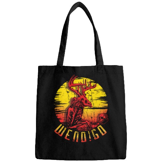 Wendigo Folk Creature Halloween Cryptid Bags