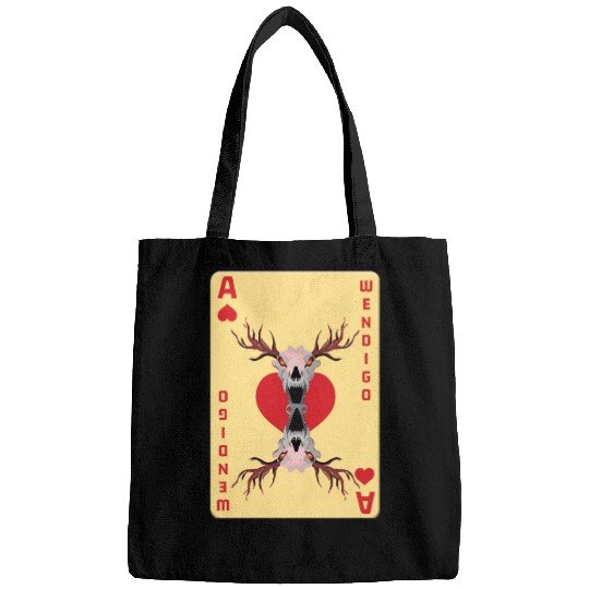 Folk Creature Card Wendigo Halloween Cryptid Bags