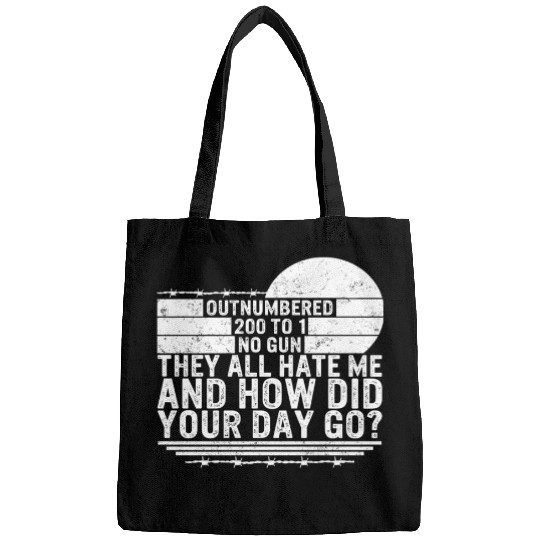 Correctional Officer Bags, Out Numbered 200 To 1