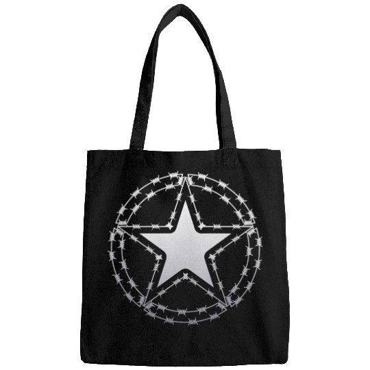 Barbed Wire US Army Star Bags