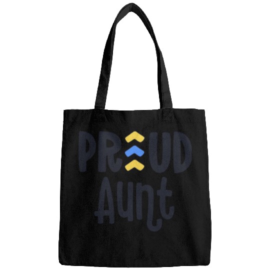 Proud Aunt Down Syndrome Grandma Family T21 Bags