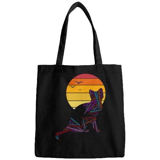 Black Cat at Sunset Bags