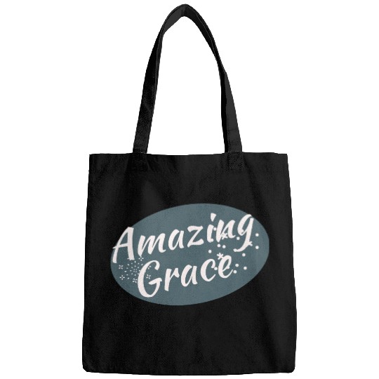 Amazing Grace Christian design Bags
