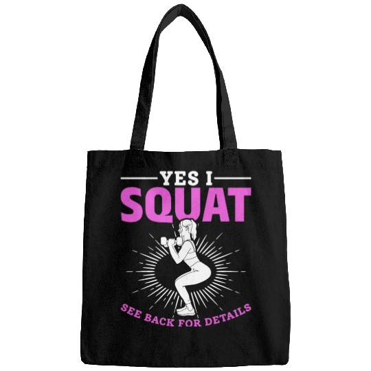 Women Squat Weightlifting Gym Workout Bags