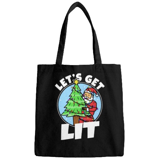 Lets get lit christmas Bags