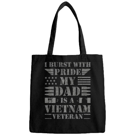 Proud Son Daughter of A Vietnam Veteran Bags