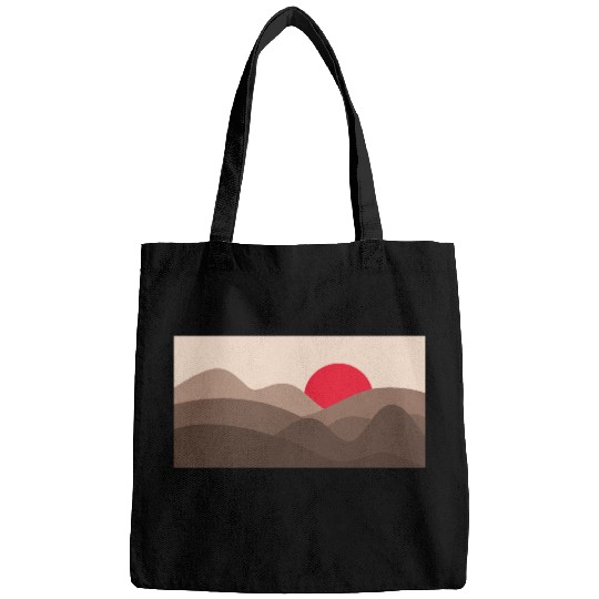 Minimalist Sun Saddle Brown Bags