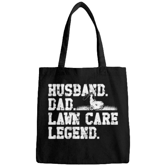 Husband Dad Lawn Care Legend - husband Bags