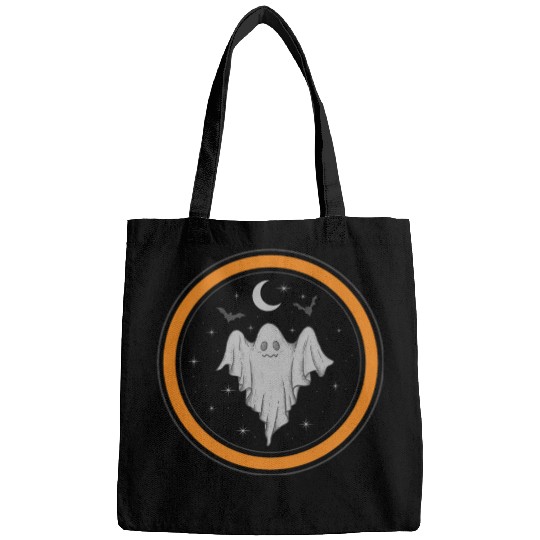 Halloween Theme Cute Ghost Bat Coffee Lover Mug Bags