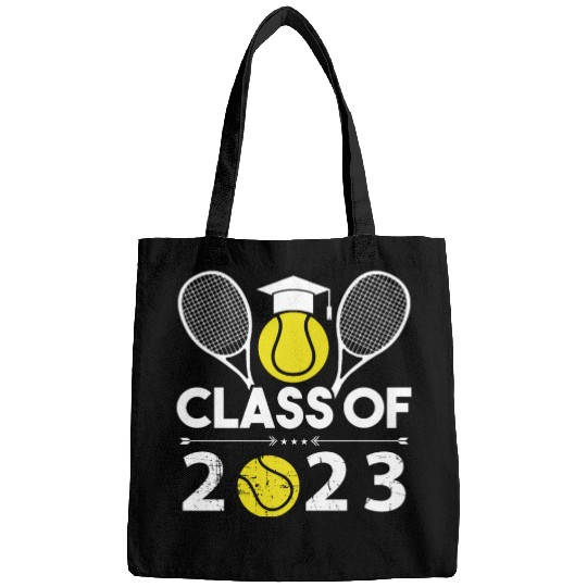 Graduation Class of 2023 Tennis Senior year T-Shir Bags