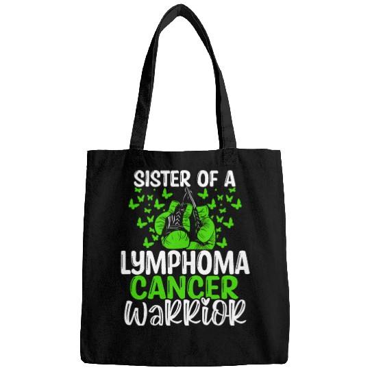 Lymphoma Cancer Awareness Sister Twins Sibling Bags