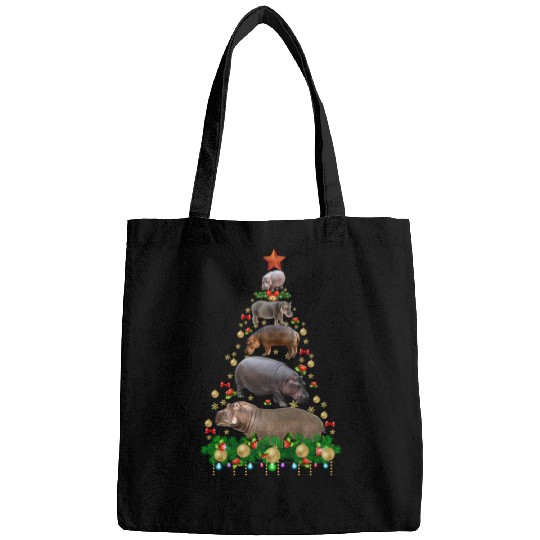 Hippo Christmas Tree Bags