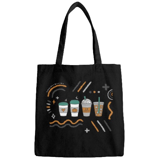 Halloween Bags, Cute Halloween Coffee Latte