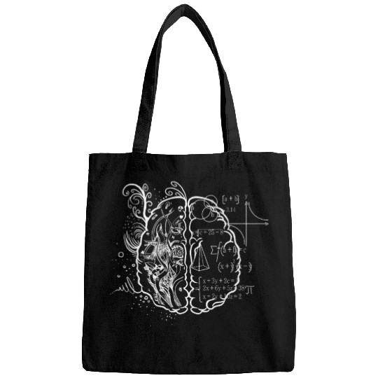 Art Teacher Brain, Math Teacher Bags