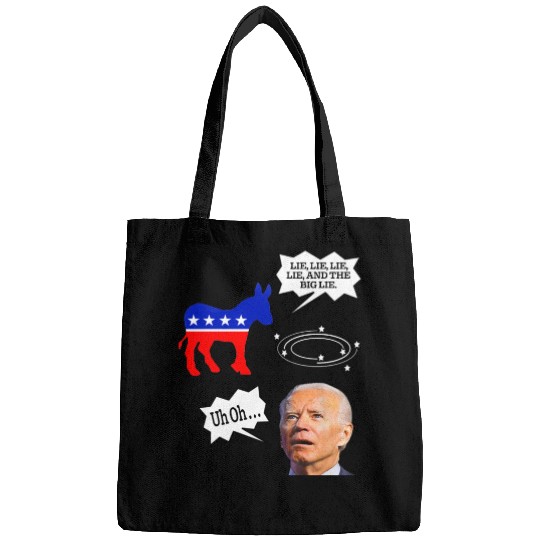 Biden Donkey pox lie lie lie lie and the big lie Bags