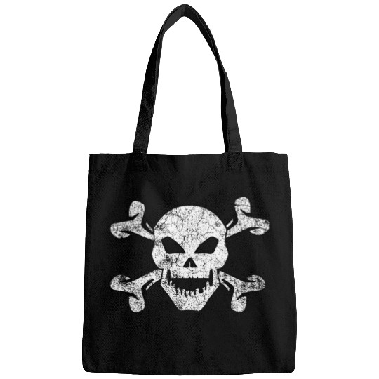 Textured Skull And Crossbones Bags