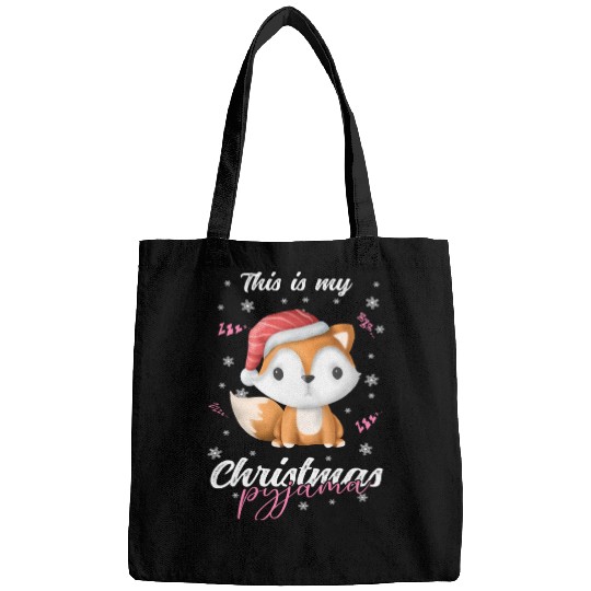 Winter Christmas Pyjama Fox Bags