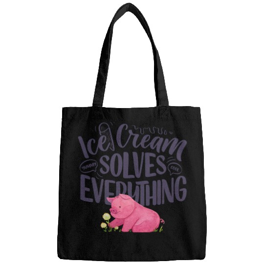 Ice Cream solves everything Bags