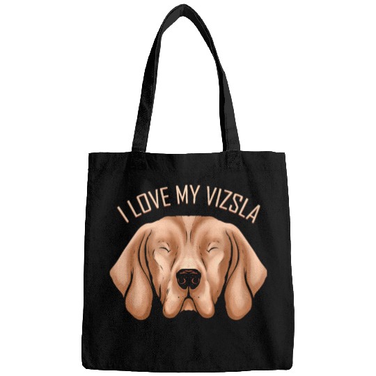 Dog Lover - I Love My Magyar Vizsla Bags