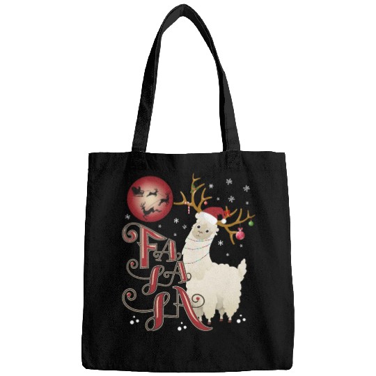 Fa la la llama xmas christmas Bags