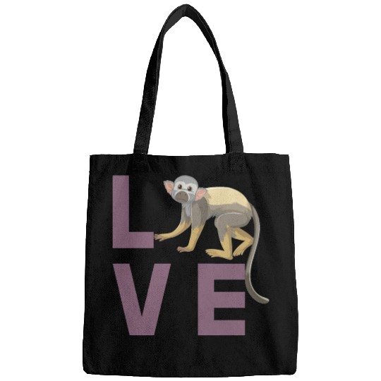 Squirrel monkey love Bags