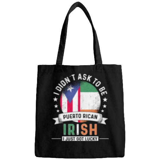 Puerto Rico Flag Ireland Grown Got Lucky Bags