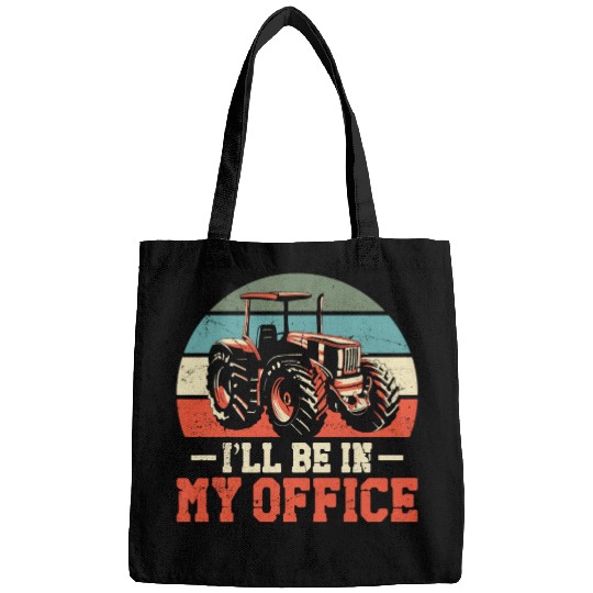 Farming Farmer Vintage Tractor Bags