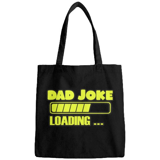 Funny Dad Jokes Cool Vector Design Bags