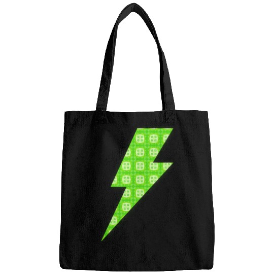 Patterned Lightning Symbol Bags