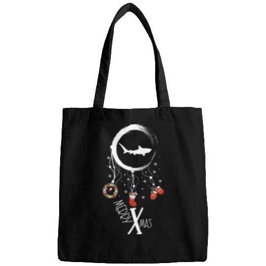 Winter dreamcatcher Christmas Tiger Shark Bags