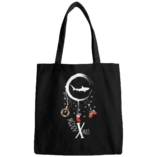 Winter dreamcatcher Christmas Tiger Shark Bags