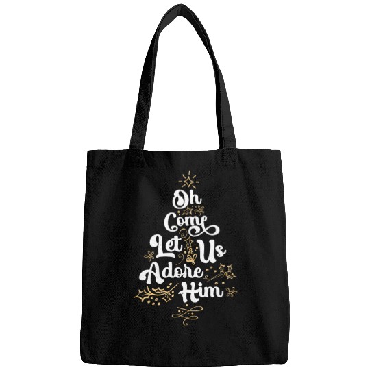 Oh Come Let Us Adore Him Religious Jesus Bags
