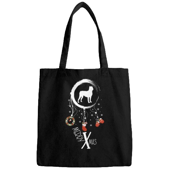dog dreamcatcher Christmas Cane Corso Bags