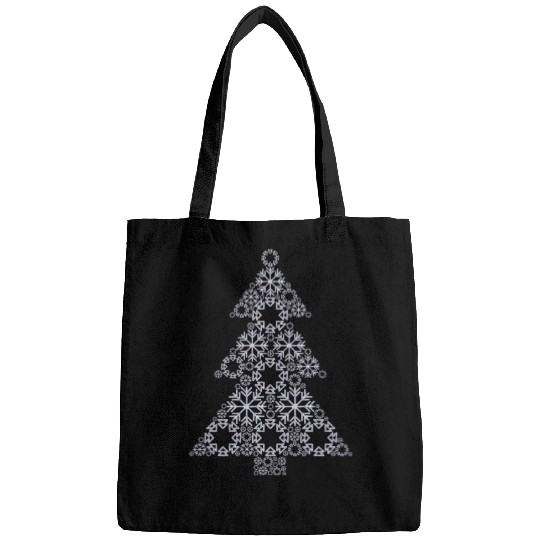 Christmas tree from snowflakes gift idea Bags