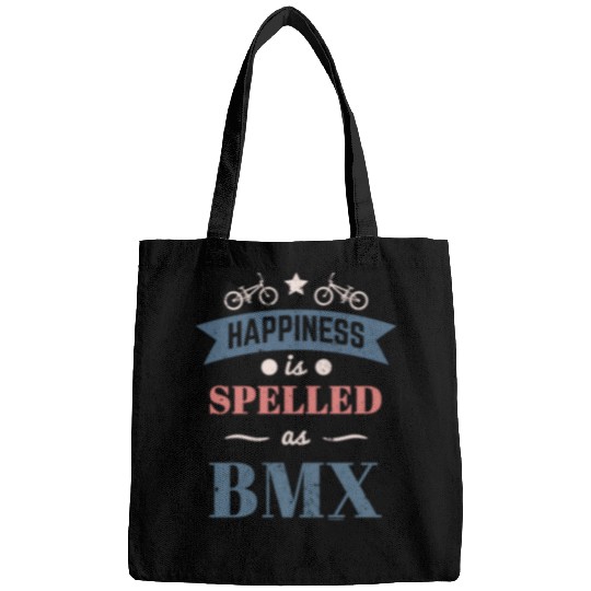 Happiness satisfaction BMX bike adrenaline Bags