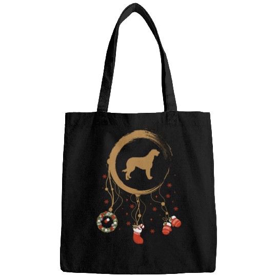 dog dreamcatcher Christmas Irish Wolfhound Bags